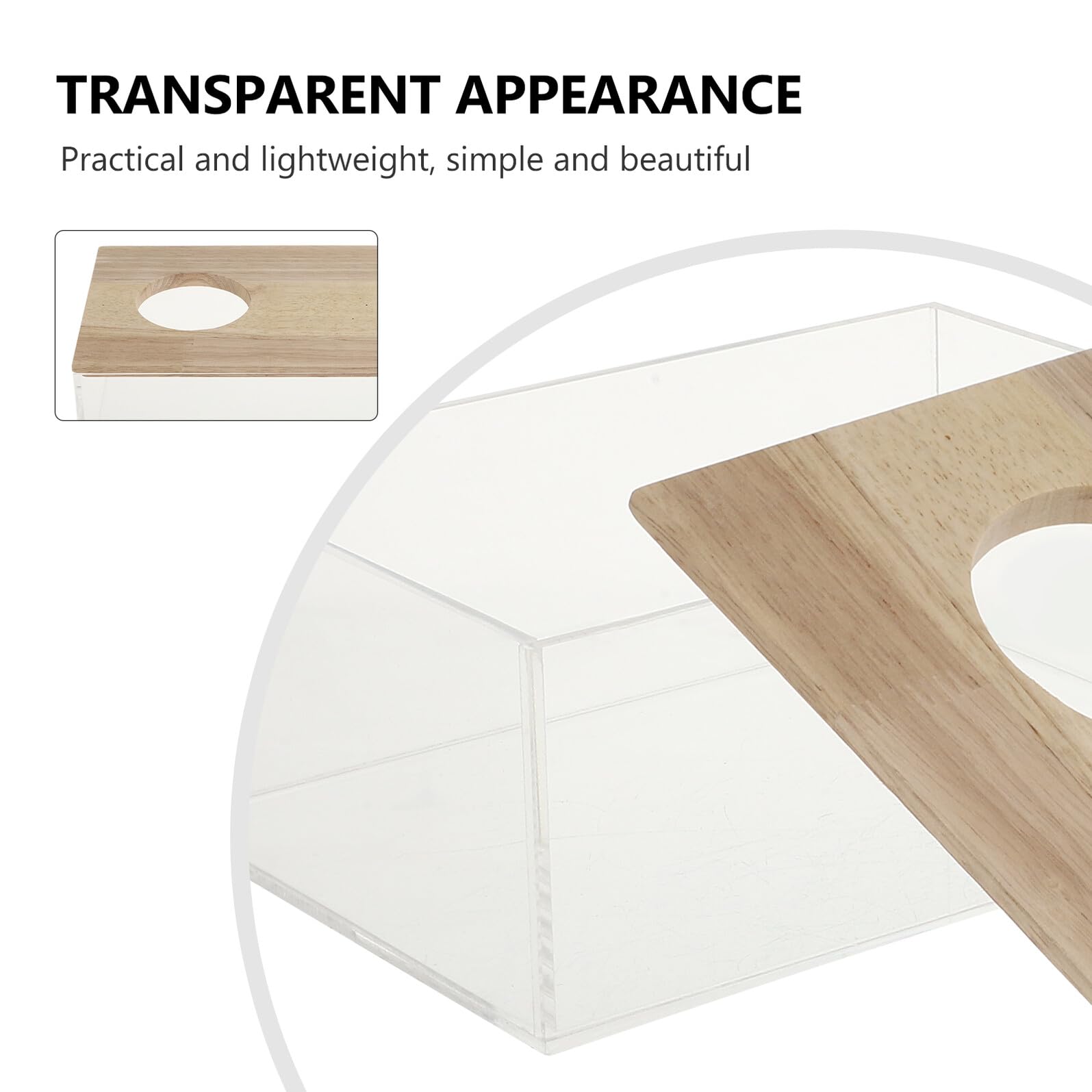 SHINEOFI Dekorative Hamsterbadewanne aus Acryl Transparente Sandbadewanne und Praktische Toilettenbox für Kleintiere Sandbad Behälter für Chinchillas und Hamster Haushalts Sandbad