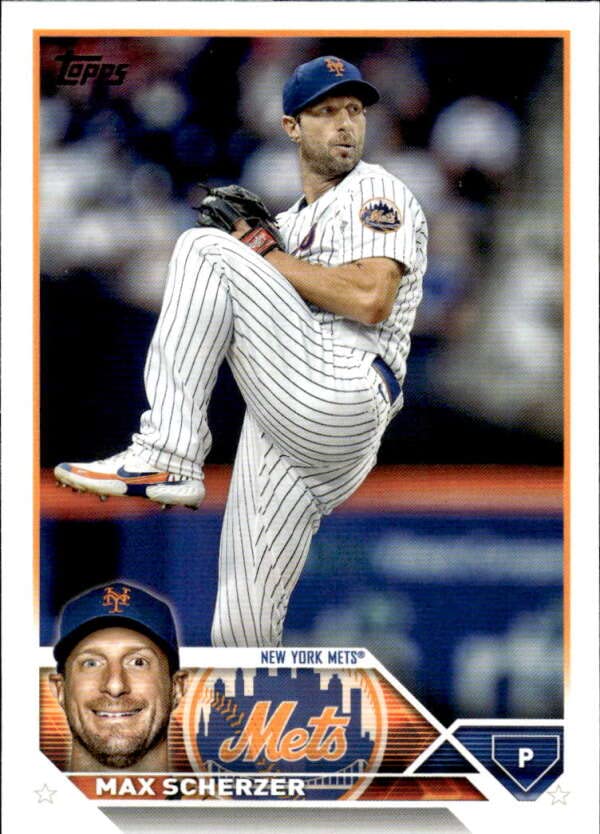 Amazon.com: 2023 Topps #21 Max Scherzer NM-MT New York Mets 
