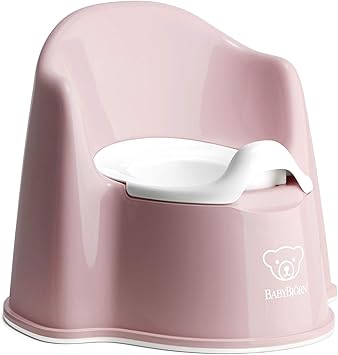 BabyBjörn Potty Chair, Powder pink/White : Amazon.co.uk: Baby Products