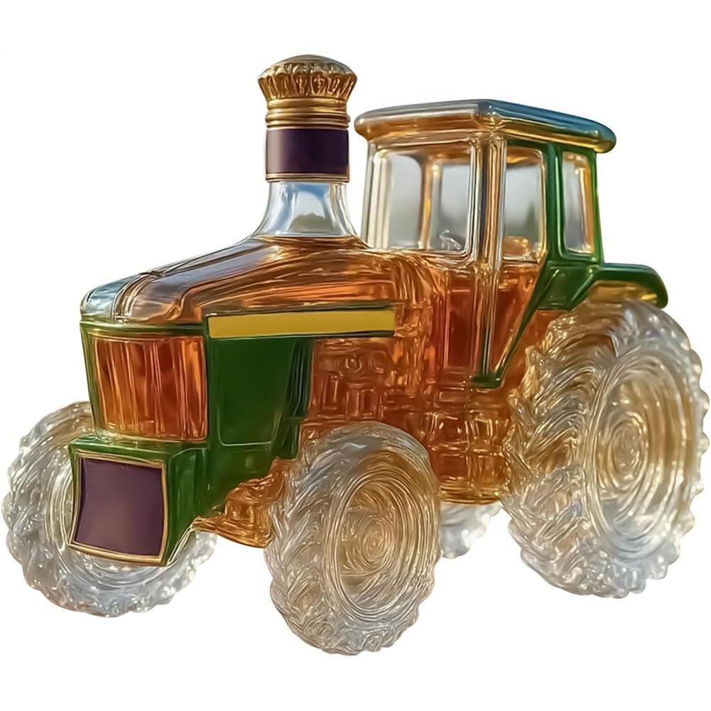 Bouteille en forme de tracteur 3D idée cadeau insolite