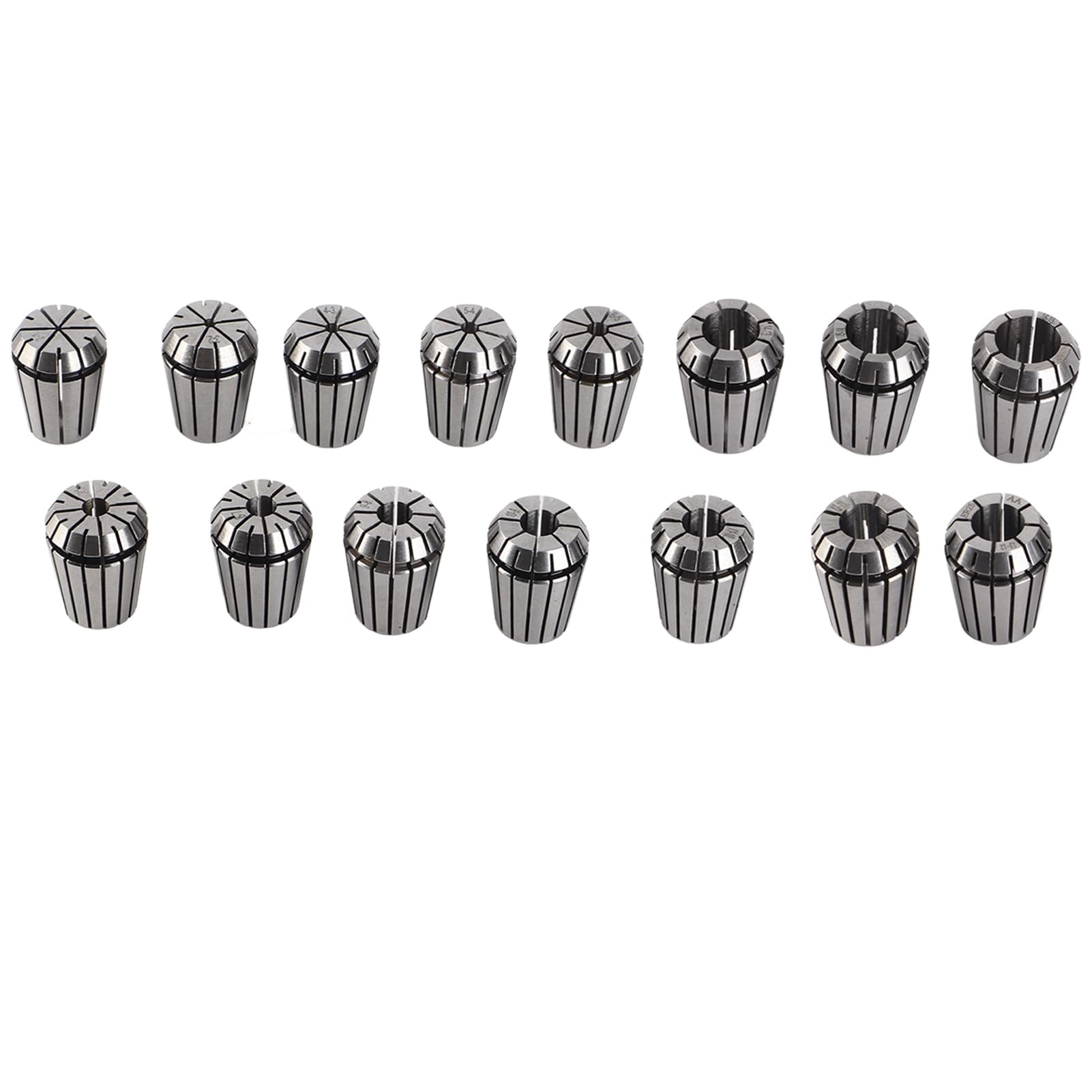 Juego de portabrocas ER25, pinzas de resorte de acero de alta velocidad con llave, 15 Uds. Para piezas de fresadora CNC, sujeción de herramientas de precisión