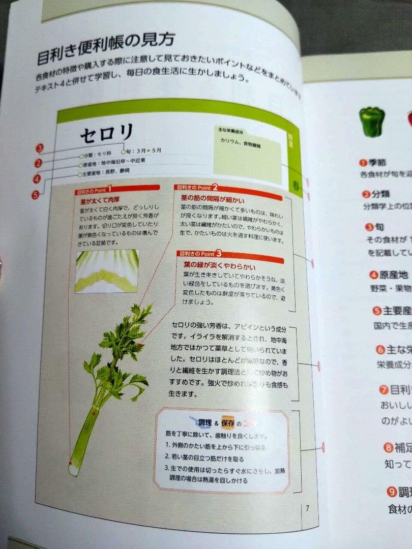 Amazon.co.jp: ユーキャン 食育実践プランナー講座 目利き便利帳