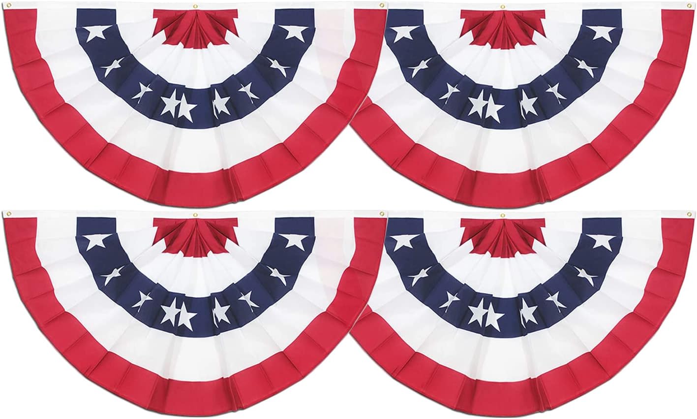 6 Pack American Flag 3x5 Ft, Durable Made In USA Oxford - Foto 2