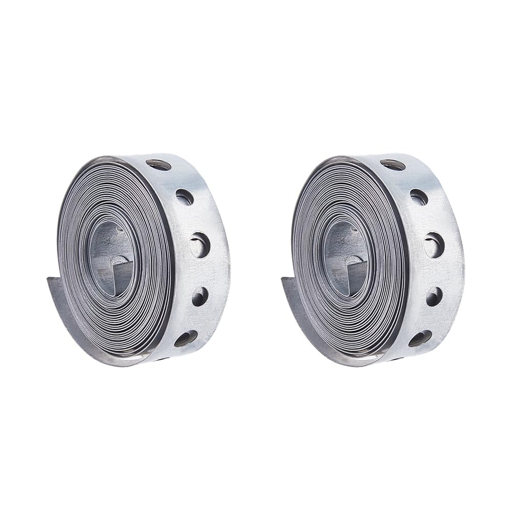Sangle de suspension en métal support de tuyau perforé 17 mm x 3 m avec trous