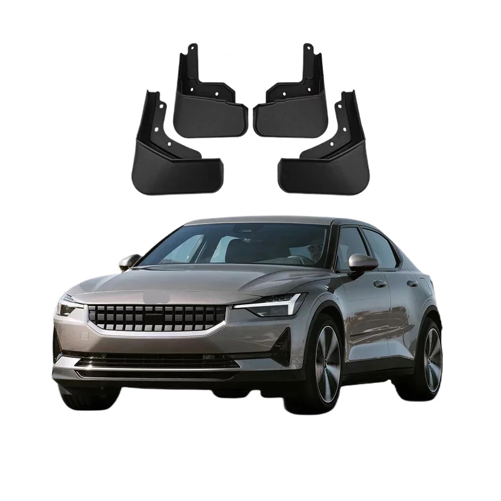 Front Rear Mud Flap Splash Guard Fender Plastic For Polestar - View #10