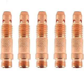 10N32 TIG Welding Collet Body 3/32” Collet Body for TIG Torch 17, 18, 26 (Pack of 5)
