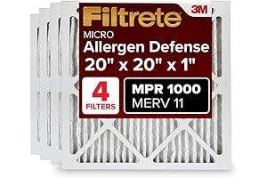 Filtrete AC Furnace Air Filter MERV 11, MPR 1000
