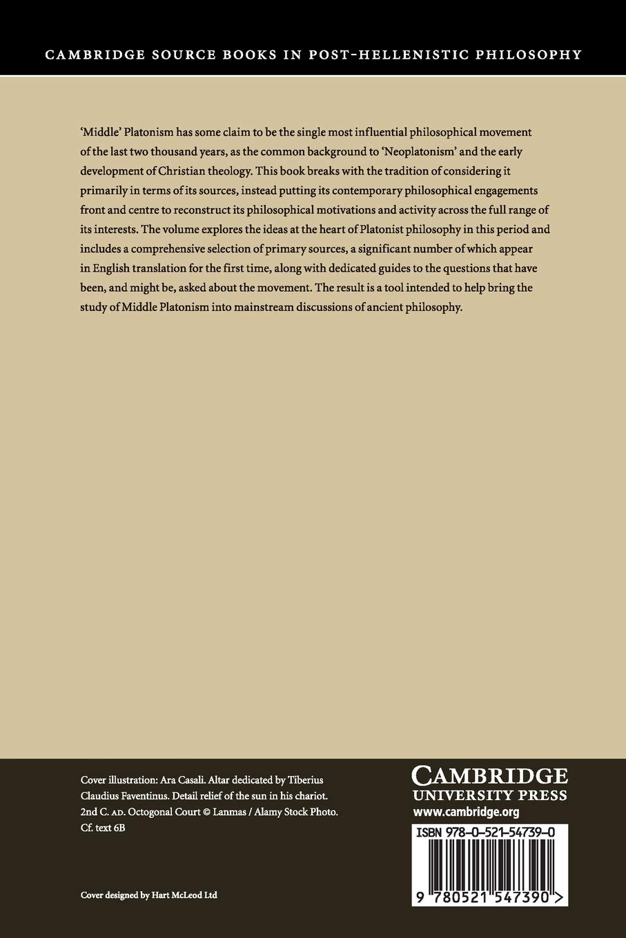 Platonist Philosophy 80 BC to AD 250: An Introduction and Collection of Sources in Translation
