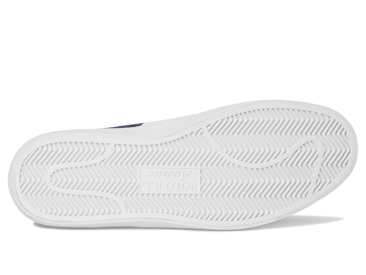 Amazon | Polo Ralph Lauren メンズ Court Vulc レザー-スエード