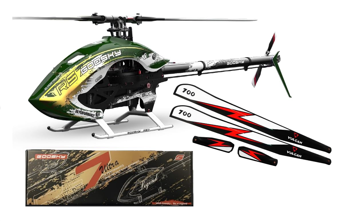 Amazon.com: Helidirect GooSky RS7 Ultra 700-Class 3D RC Electric