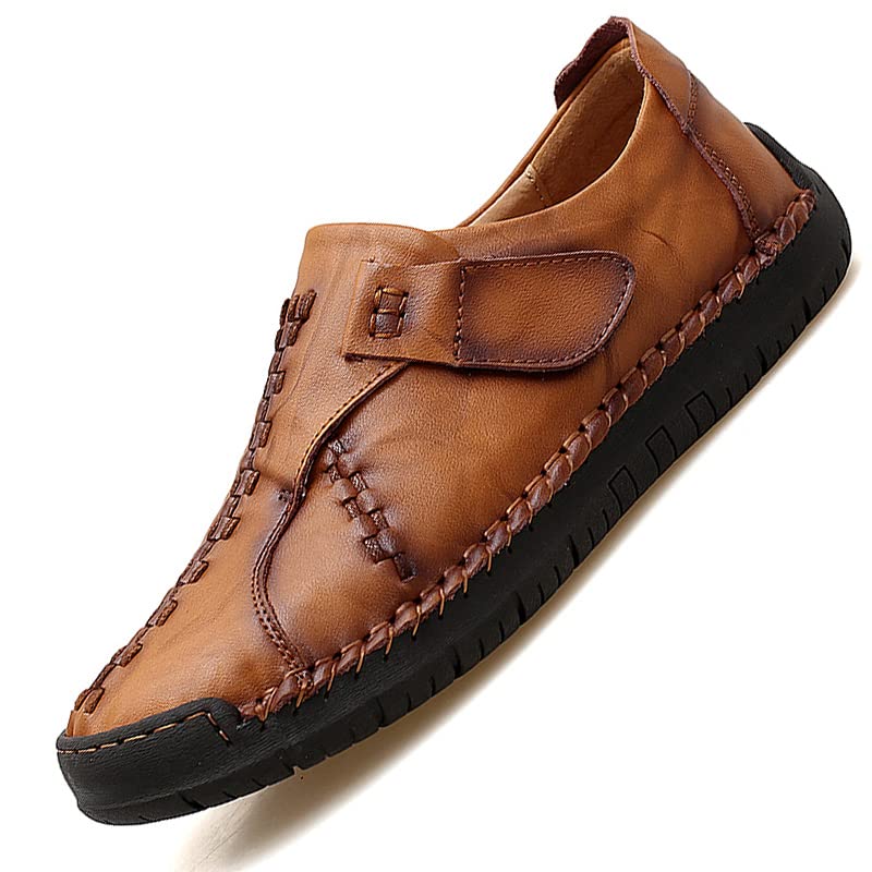 Mens Loafers Casual Leather Slip on Shoes Lightweight Driving Shoes for Men
