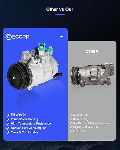 Miniatura 118 de ECCPP Compresor de CA 1999-2003 apto para Chevrolet Tracker para Suzuki Vitara 2.0L compresor de aire acondicionado