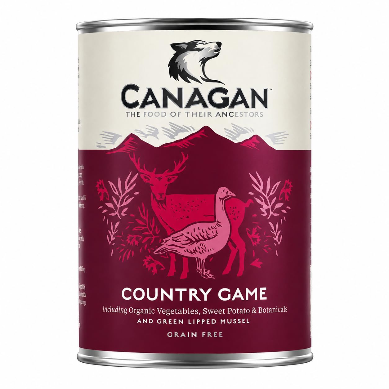 Canagan Grain-Free Country Game Wet Dog Food Tins 12 x 400g