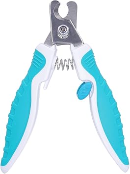 Pet Nail Clipper, Professional Large Stainless Steel Dog Nail Trimmers with Humanized Blade and Fixed Lock, Cat Dog Grooming Clippers, Grooming Tool for Pets