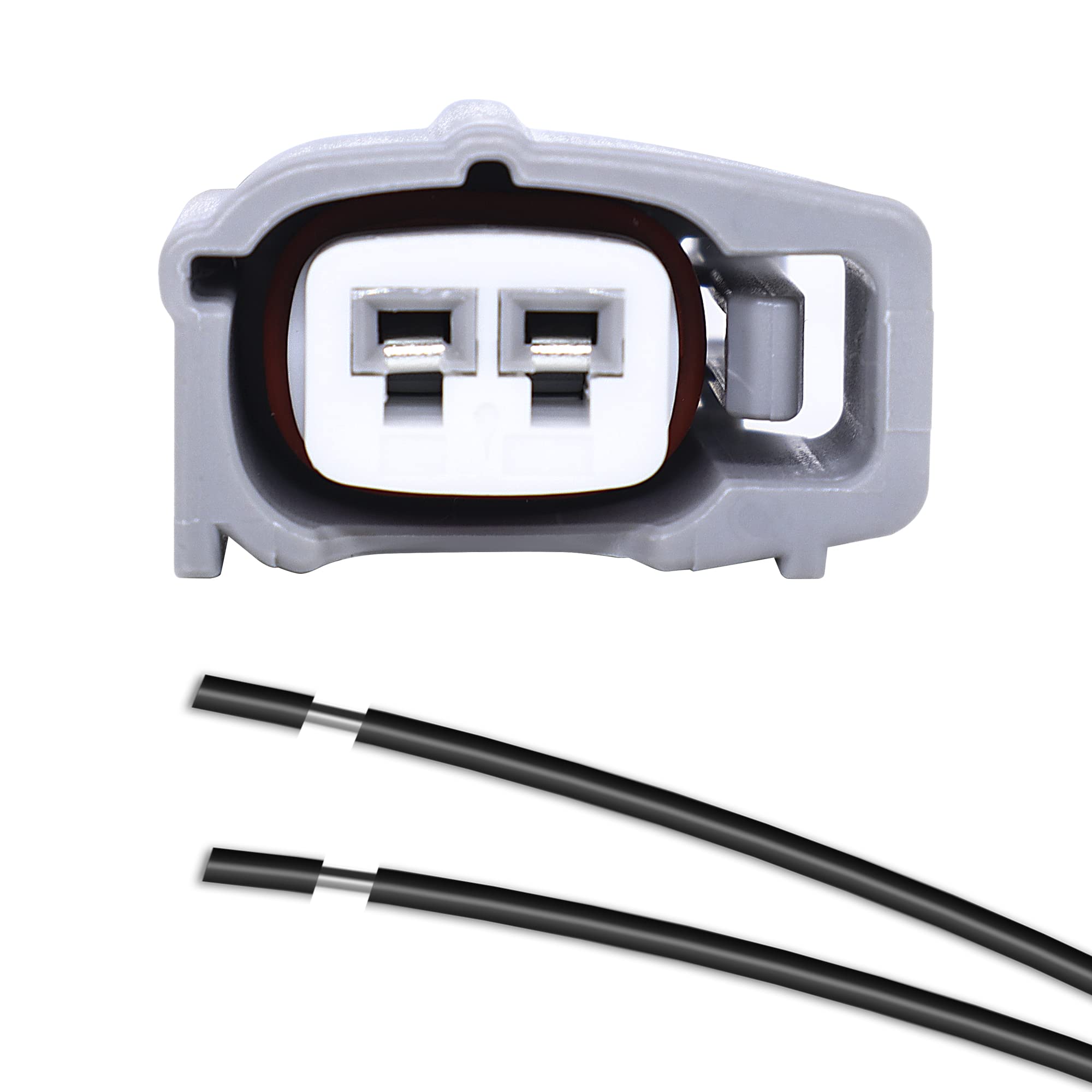 6x Female Fuel Injector Connector Pigtail Kit - 5-Inch Wires, 20AWG - For Toyota Pickup & More