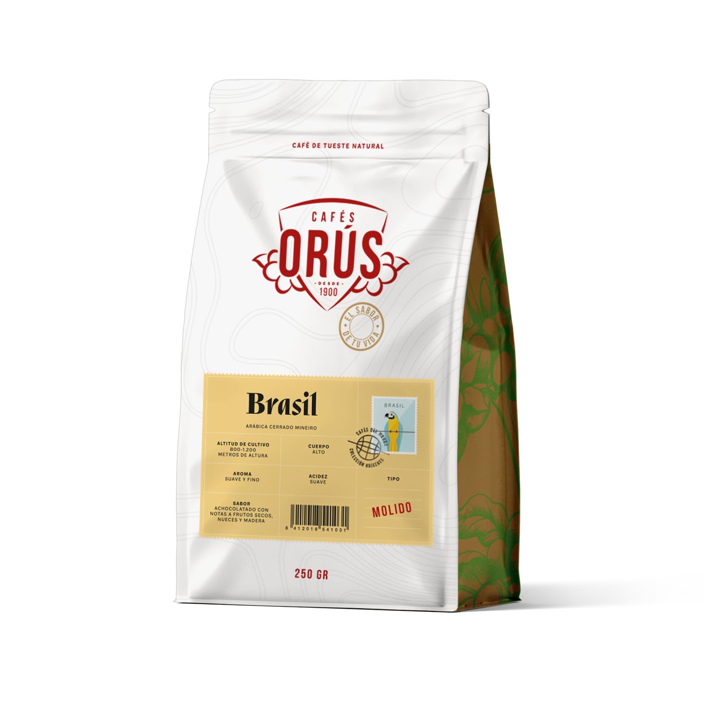 Maletín de café MOLIDO "Colección Orígenes" - (Surtido de 6 variedades de 250 gramos cada uno) - Café de Especialidad 100% Arábica y de Tueste natural |