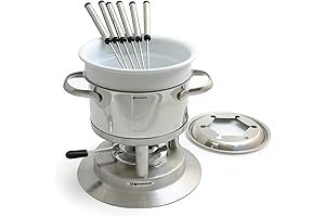 Swissmar Arosa 11 Piece Stainless Fondue Set