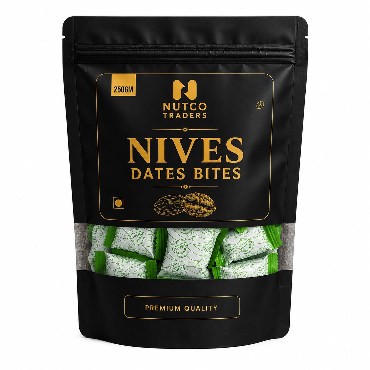 Nives Dates Bar | Healthy Date & Nut Energy Bar | No Added Sugar | High Fiber Snack | Natural Dry Fruit Bar | 250GM-image-40