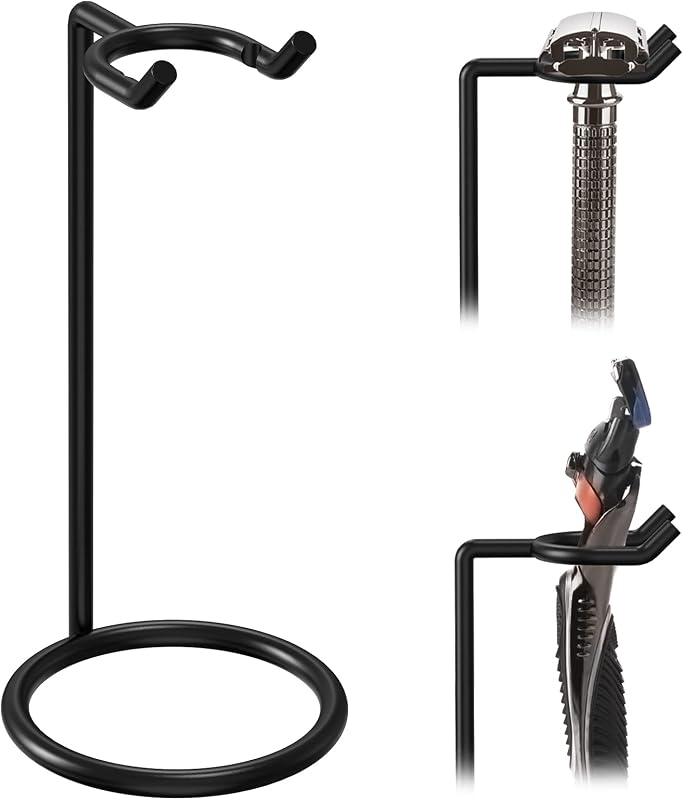 Suporte Linkidea para aparelho de barbear, alumínio, preto, modelo LI4223