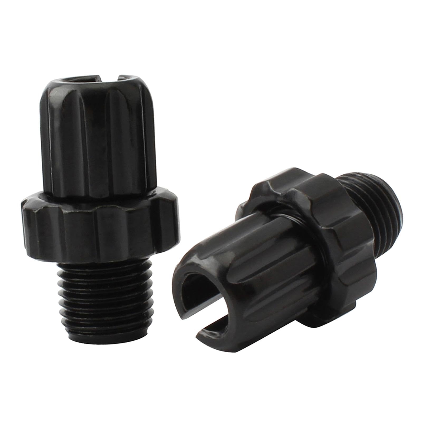 Perfeclan 2Pcs Brake Lever Adjustment Screws Fastener Bolt Brake Cable Screw Brake Lever Bolts Nuts for Mountain Road Bike Men, Black