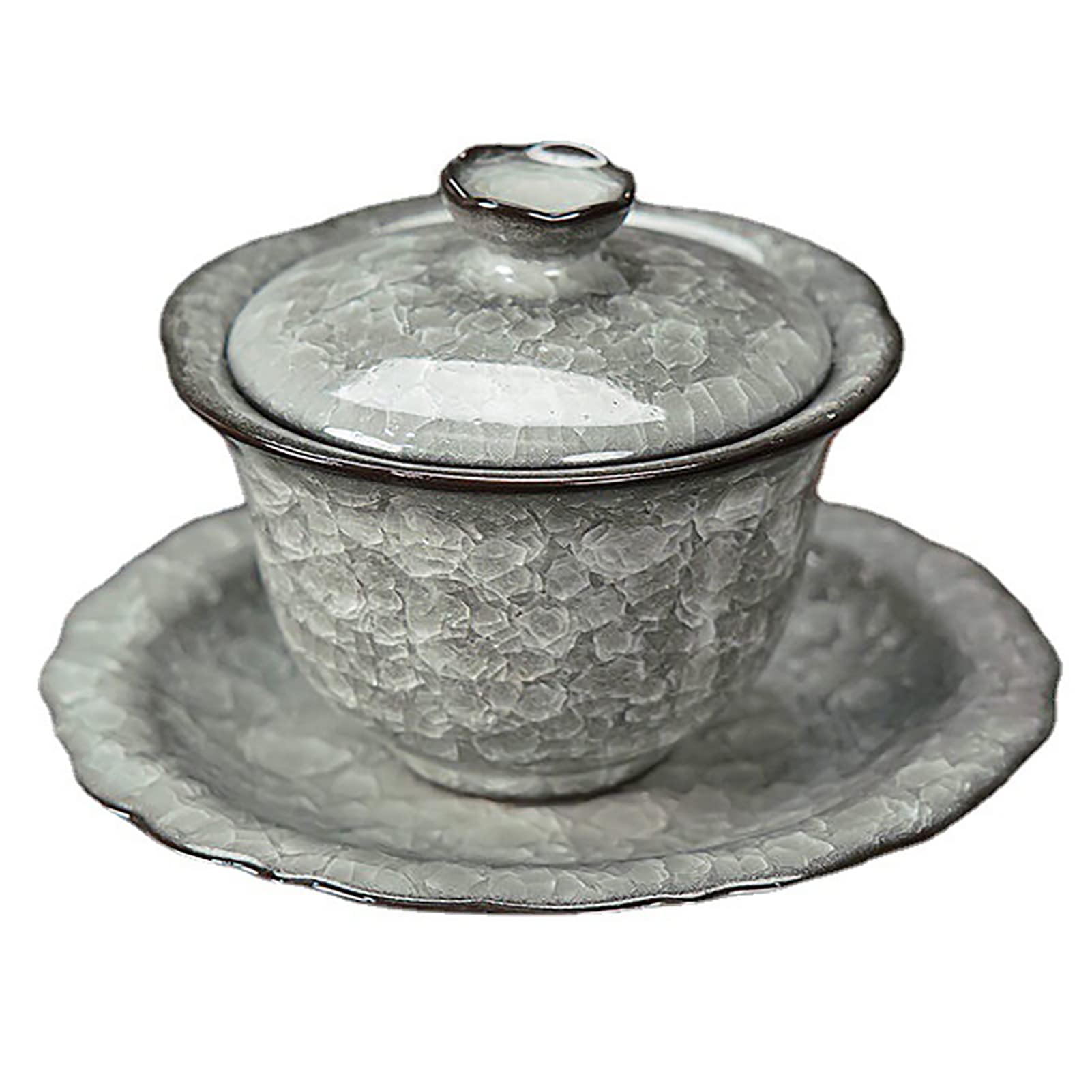 Miski, filiżanka do herbaty Gaiwan, chińska filiżanka do herbaty z pokrywką i spodkiem, ceramiczna filiżanka do herbaty Gaiwan, tradycyjna miska do herbaty Kungfu, prezent ，Filiżanka