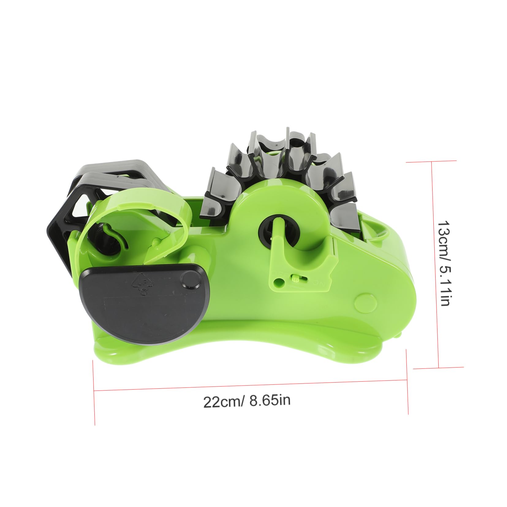Distributore di Nastro Adesivo Verde in Abs, Supporto Rotondo | Formato 22, 00x11, 00x13, 00cm, Leggero e Portatile, Bordi Lisci senza Bava, per Cassetto Scrivania e Ufficio