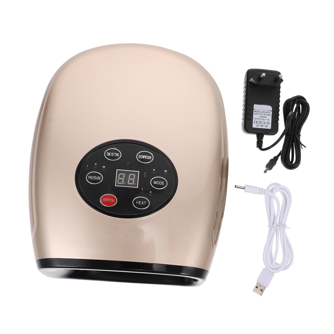 VILLCASE Elektrisches Handgelenkmassagegerät 6w 2200mah Kunststoff Tragbar und Leicht mit 3 Stufen und 3 Massagearten Einfach zu Bedienen Geeignet für Menschen Jeden Alters zur Finger