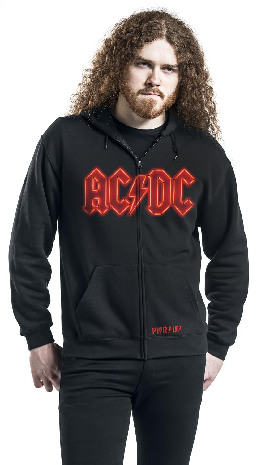 AC/DC PWR UP Männer Kapuzenjacke schwarz XL