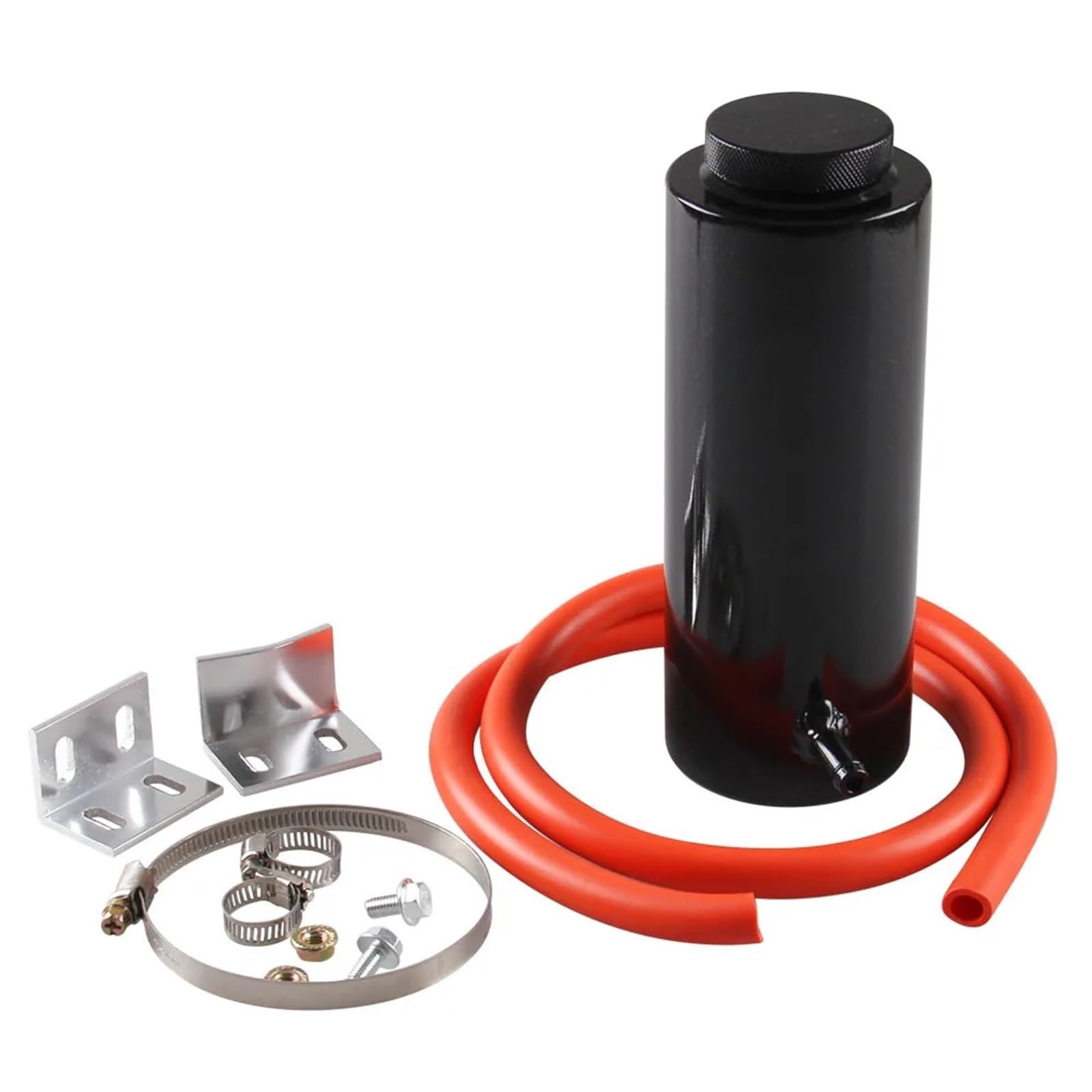 Cooler Zbiornik Na Płyn Chłodniczy Do Chłodnicy Samochodowej 800 Ml, Zbiornik Wyrównawczy Płynu Chłodzącego, Utelka Do Zbierania Płynu Chłodzącego(Black)