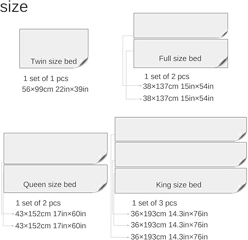 Miniatura 4 de 3D Flecha Madera Grano Cabecero Pegatina Dormitorio Autoadhesivo Twin