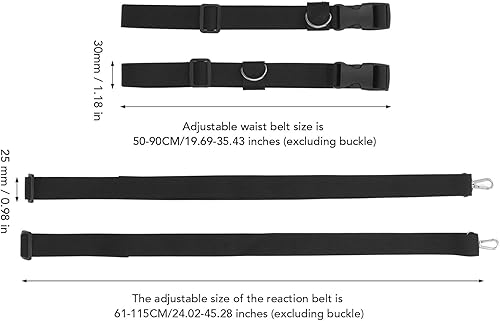 Miniatura 5 de VGEBY Cinturón de reacción de equipo atlético, cinturón de resistencia a la evasión de entrenamiento de velocidad de reacción de fútbol para unisex