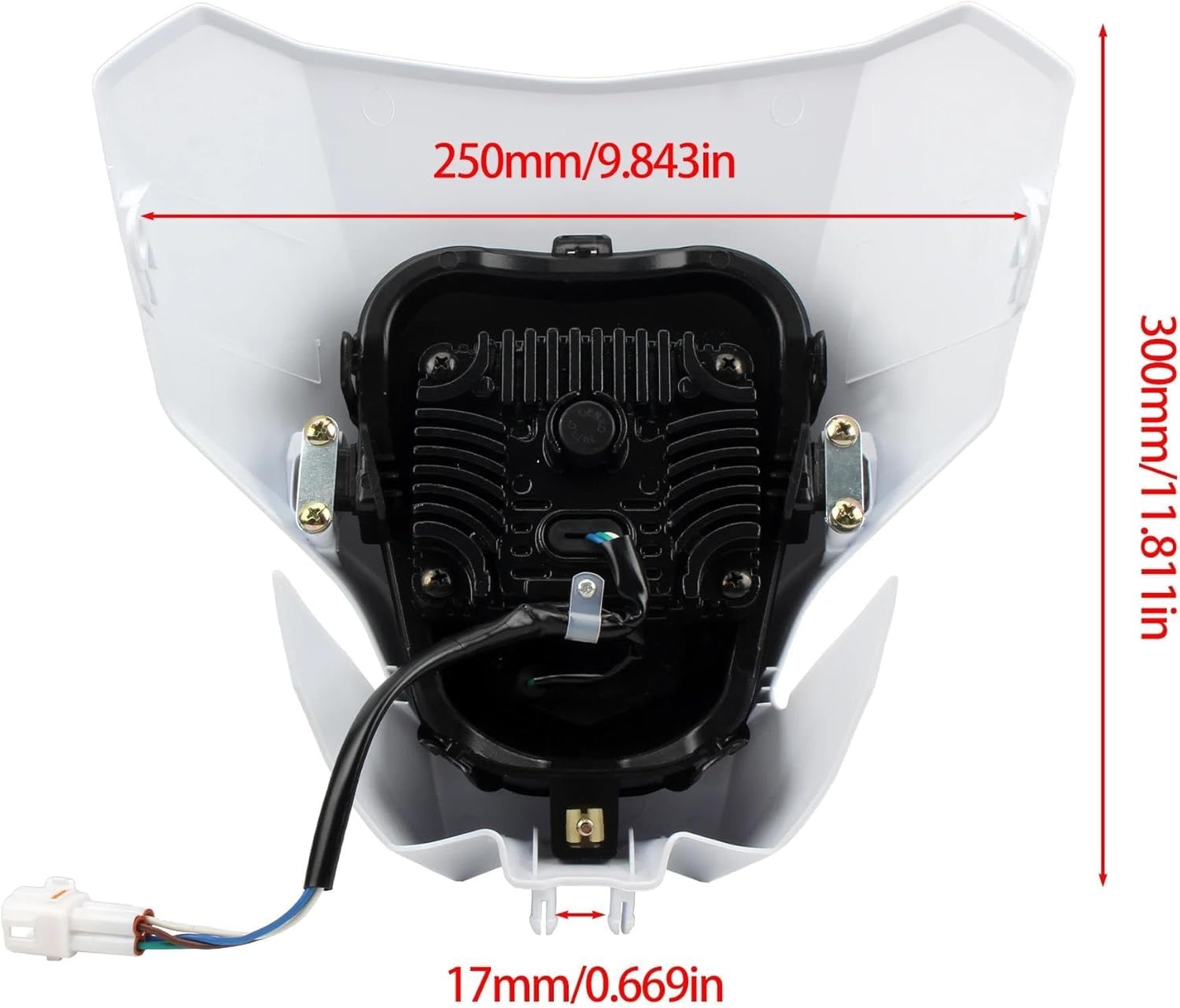 Reflektor motocyklowy do CRF450L CRF450XR 2019-2020, reflektor do samochodów motocrossowych, reflektorów motocyklowych