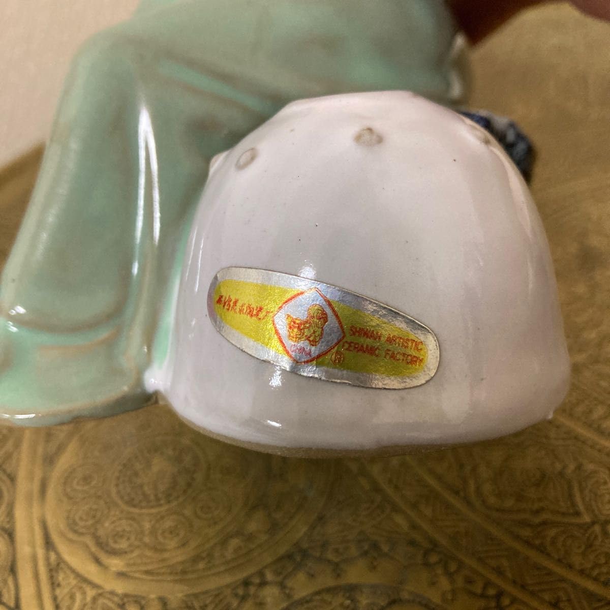 Amazon.co.jp: 中国 石湾陶器 陶器人形 置物 SHIWAN ARTISTIC