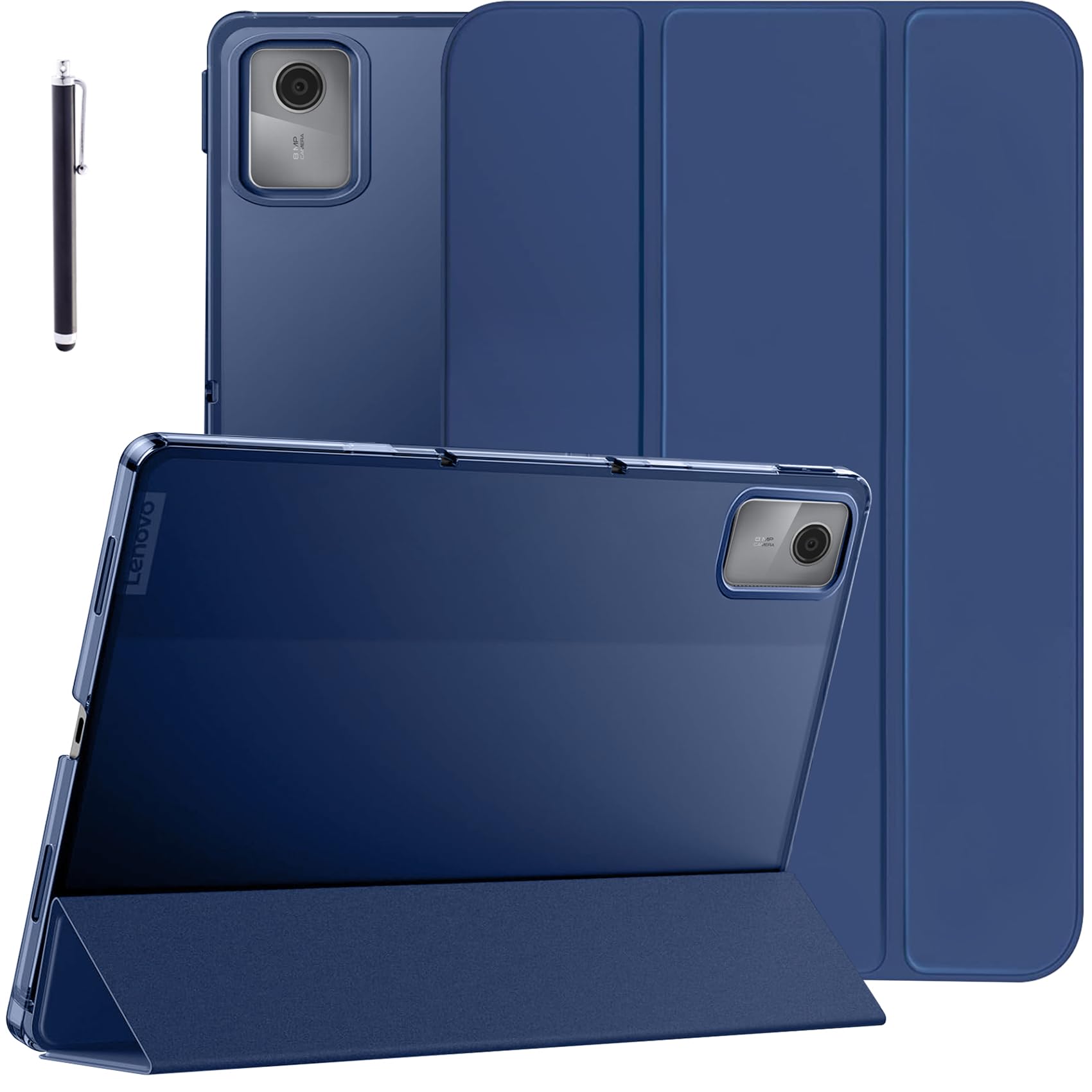 Robustrion Cover for Lenovo Tab M11 Cover Case, Flip Cover with Translucent Back for Lenovo Tab M11 Tablet 11 inch [ Auto Sleep Wake Support] - Navy (B0CYH11HXP) Amazon Price History, Amazon Price Tracker