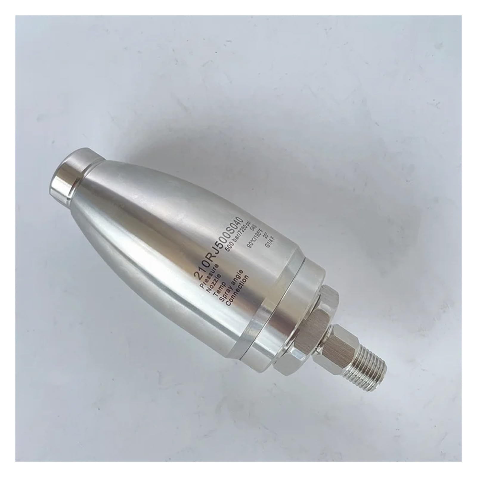 Conexión Rápida Con Boquilla Giratoria Turbo De Agua Con Núcleo De Acero De Tungsteno For Limpiar Agua Potable Boquillas
