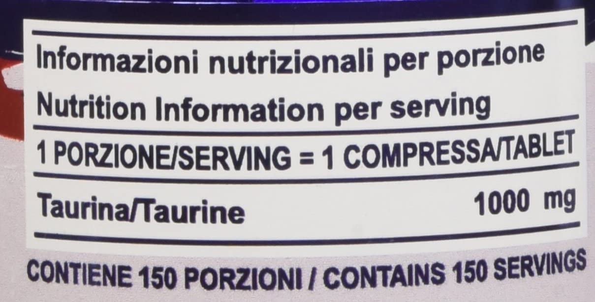 Prolabs Taurina 1000 mg + H2o Prozis - 150 compresse - Taurina in compresse