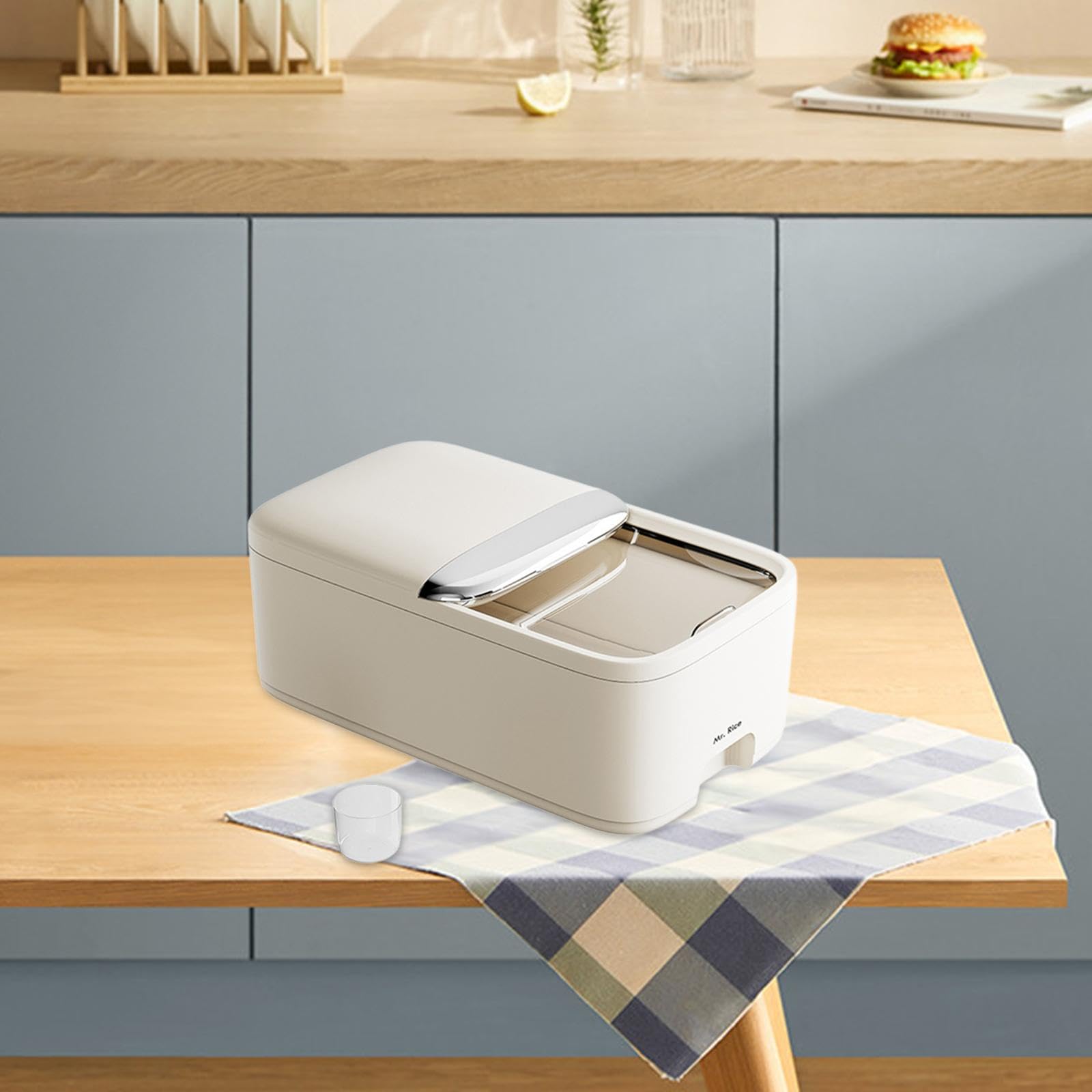 Rice Storage Bin Multipurpose Food Storage Container for Pantry Home 5kg | Home & Garden | Kitchen, Dining & Bar | Kitchen Storage & Organization | Food Storage Containers-image-41