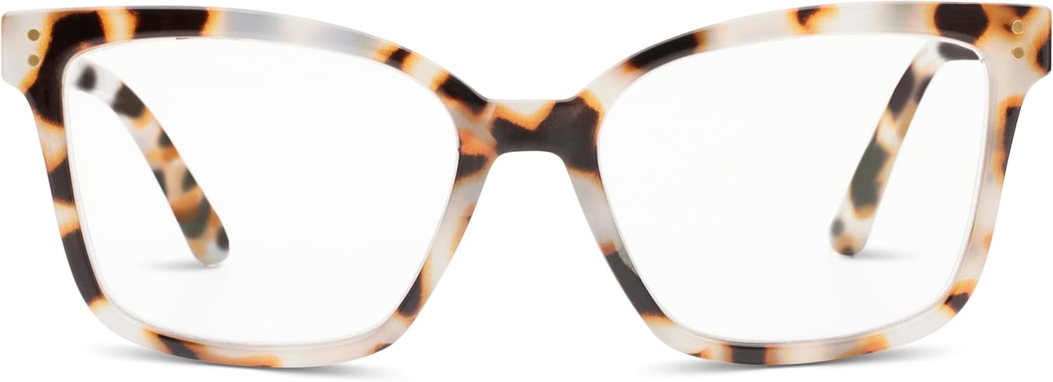 Peepers by PeeperSpecs Womens Octavia Square Blue Light Blocking Glasses