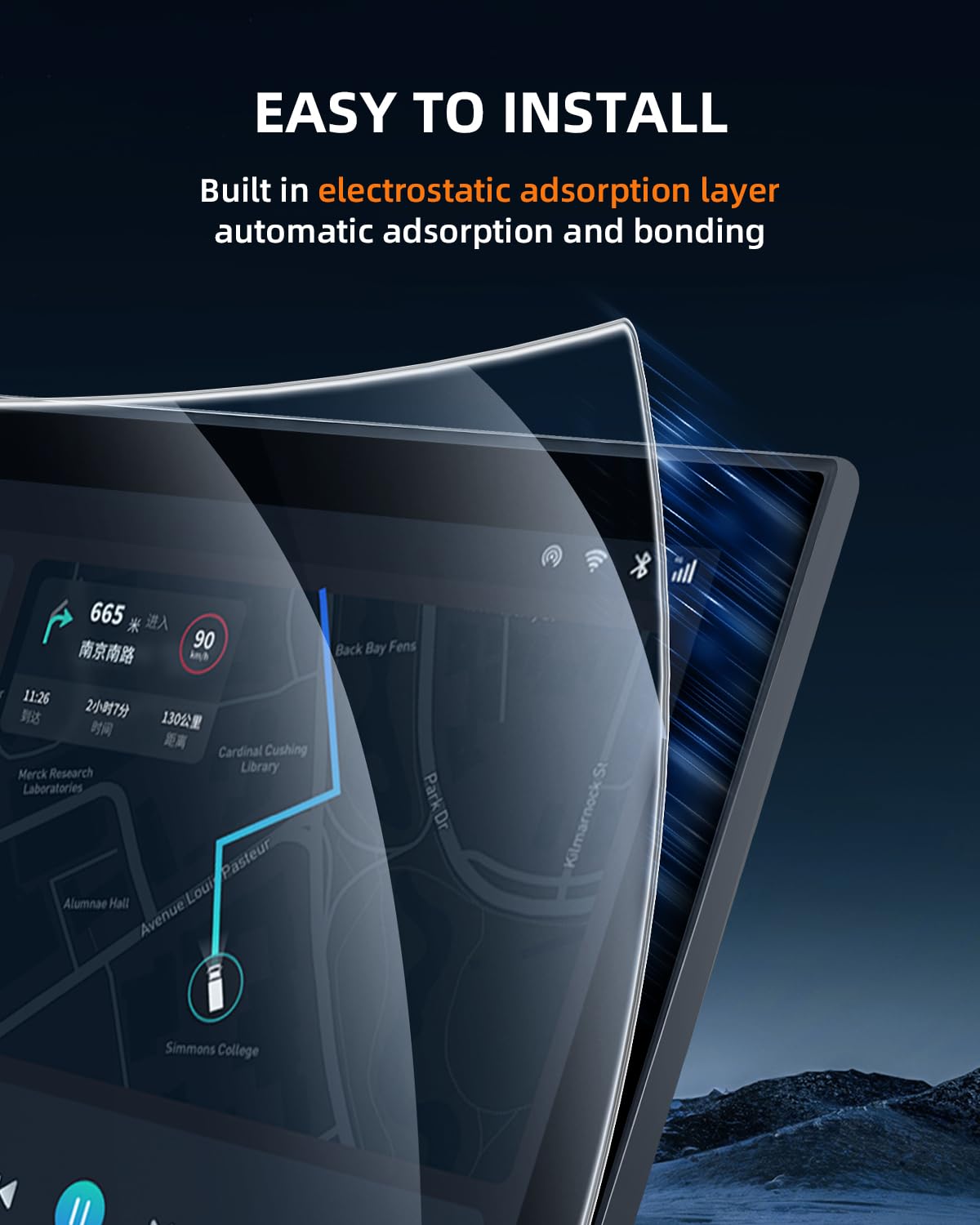 10,7" Navigation+10,25" Dashboard Protector Pantalla para B-M-W X1 | Funda Pantalla, Pelicula 9H Cristal Templado, Anti-Huellas Dactilares, Anti-Arañazos, BMW X1 iX1 X2 iX2 / 1 Series 2023-2026