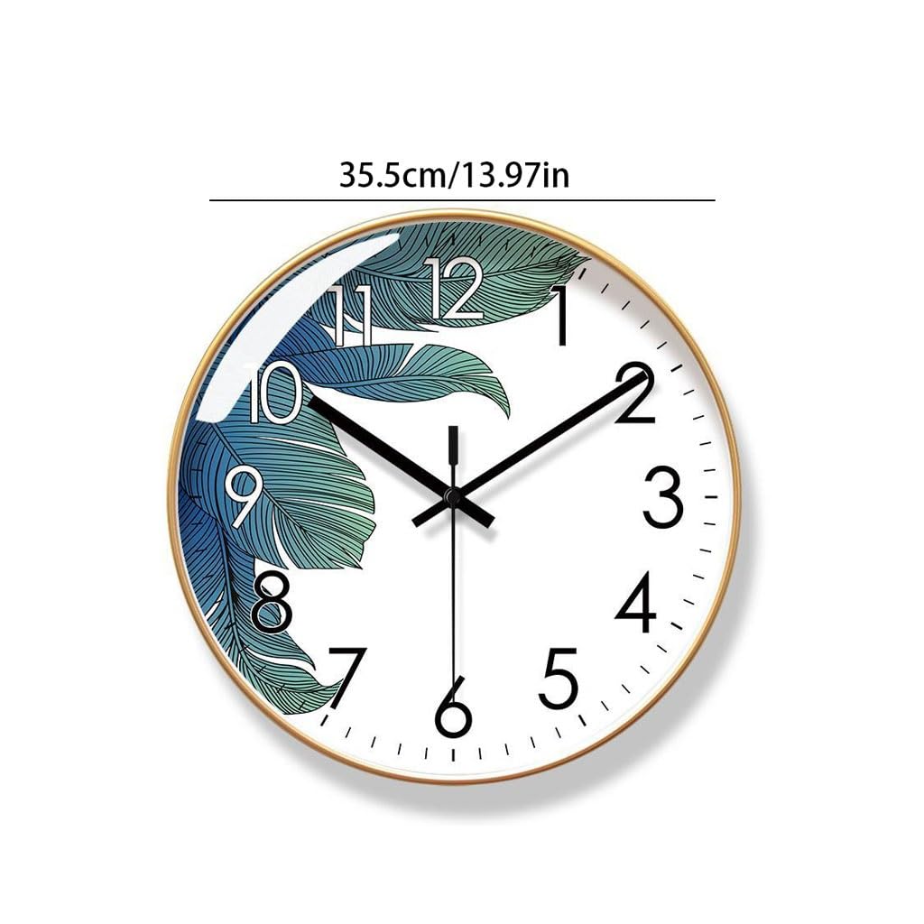 Orologio da parete Orologio da parete al quarzo silenzioso con secondi spazzati Orologio da parete semplice Orologio da parete semplice nordico Reloj De Pared(B)