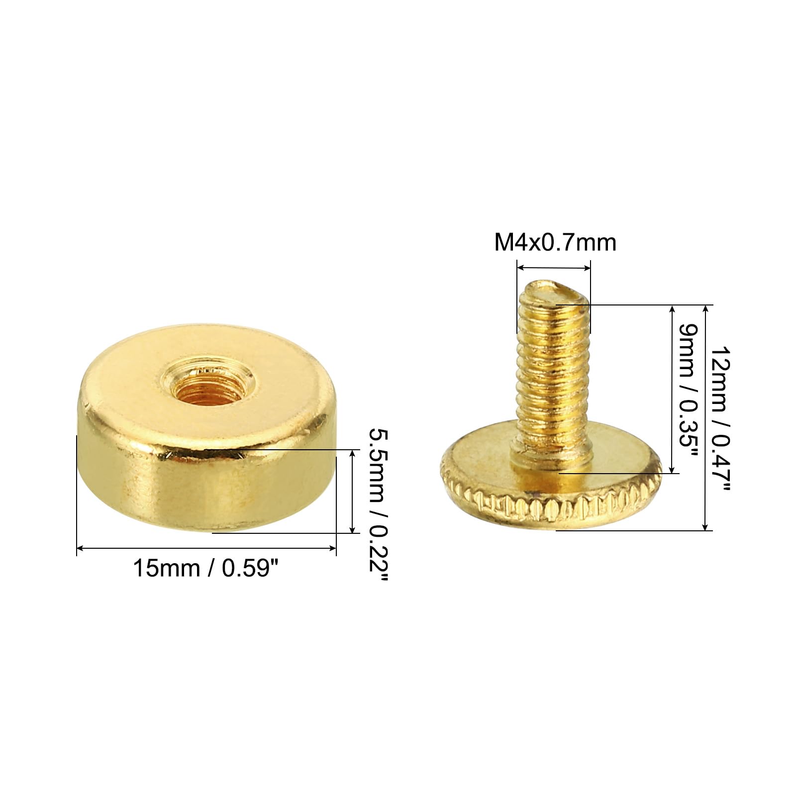 PATIKIL M4x12 Standoff Screws with Spacers - Image 2