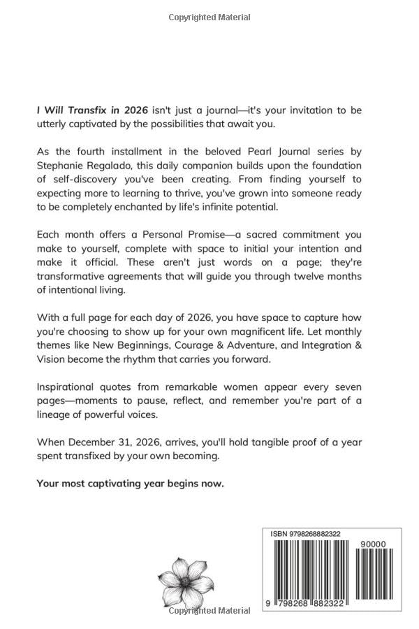 I Will Transfix in 2026: Daily Journal for Women image 3