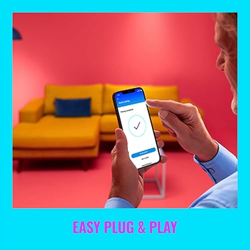 Miniatura 7 de WiZ Squire - Lámpara de mesa portátil, inteligente y a todo color, se conecta a tu Wi-Fi existente, controla con voz o aplicación, funciona con