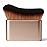 GOERTI Bronze Tan Tanning Body Makeup Brush - Kabuki Brush for Self Tanner, Leg Makeup, Self Tanning Applicator for Face, Blend & Blur Body Brush Applicator for Hands, Arms, Feet, Chest/Neck