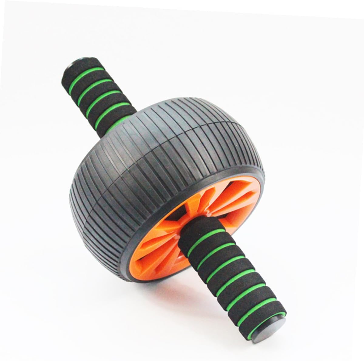 Non-slip Abdominal Exercise Roller with Rubber Grip Core Trainer for Home Gym Fitness Silent Ab Wheel for Ab Muscle Training and Fat Burning Workout