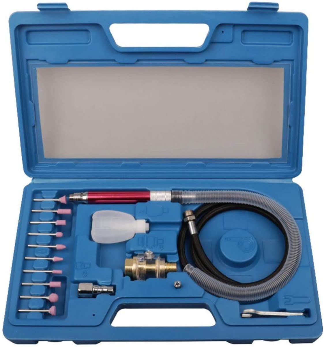 Fresino Dritto ad Aria Compressa Mini Trapano Microsmerigliatrice Pneumatica con Accessori