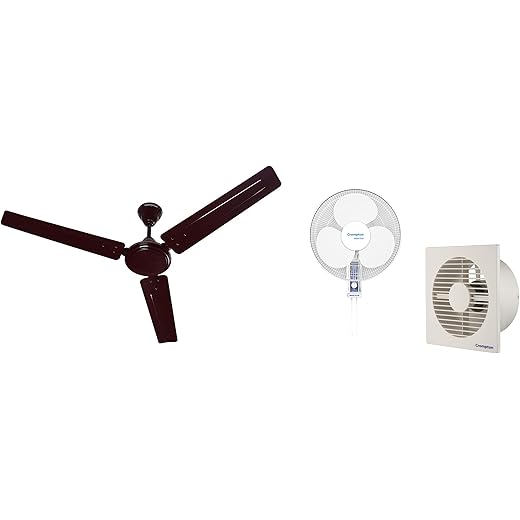 Crompton High Flo Waveplus wall mount fan KDwhite & SUREBR