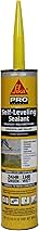 SIKA Sikaflex Self-Leveling Sealant, Gray Polyurethane, Fast Curing, for Concrete Expansion Joints, Waterproof, Paintable, Fills Cracks up to 1.5 in., 10.1 fl. oz Cartridge
