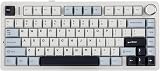 EPOMAKER AULA F75 Wireless Mechanical Gaming Keyboard, 75% Layout with Knob, Creamy Gasekt-Mount with Sound-Dampening, RGB, Hot-Swap, Bluetooth/2.4Ghz (Light Blue, Reaper Switch) - 1