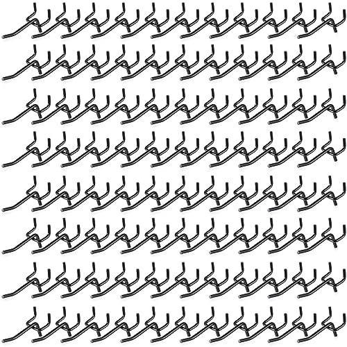 Shimeyao 100 Pcs Peg Board Shelving Hooks Stainless Steel Hanging